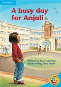 Cover: Rainbow Reading Level 3 - Work: A Busy Day for Anjali Box D - Cambridge University Press