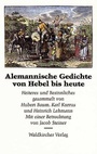 Cover: Alemannische Gedichte von Hebel bis heute - Silberburg