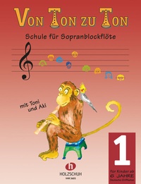 Abbildung von: Von Ton zu Ton 1 (deutsche Griffweise) - Editionen Halbig