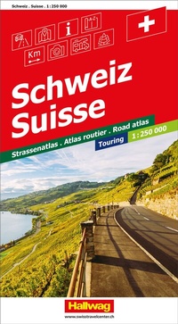 Bild: Hallwag Touring Strassenatlas Schweiz - Hallwag Kümmerly+Frey