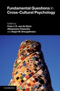 Cover: Fundamental Questions in Cross-Cultural Psychology - Cambridge University Press