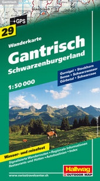 Abbildung von: Gantrisch-Schwarzenburgerland Wanderkarte Nr. 29, 1:50 000 - Hallwag