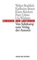 Cover: Chronik der Lektoren - Verlag der Autoren