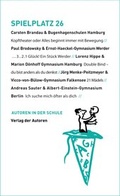 Cover: Spielplatz / Spielplatz 26 - Verlag der Autoren