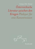 Cover: &Ouml;sterreichische Literatur zwischen den Kriegen - Sonderzahl