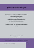Cover: Beytrag zur Geschichte der Intoleranz oder Leben, Meynungen und Schicksale des ehemaligen Doct. der Theologie und reformirten Predigers in Amsterdam Balthasar Bekker meist nach kirchlichen Urkunden. Mit einer Vorrede Hrn. Doct. Joh. Salomo Semlers (1780) - Traugott Bautz