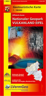 Abbildung von: Geotouristische Karte 1:100000 /Nationaler Geopark Vulkanland Eifel - Landesamt für Vermessung und Geobasisinformation Rheinland-Pfalz