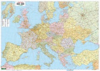 Abbildung von: Europa politisch, Poster 1:3,5 Mio., Metallbestäbt in Rolle - Freytag-Berndt und ARTARIA
