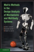 Cover: Matrix Methods in the Design Analysis of Mechanisms and Multibody Systems - Cambridge University Press