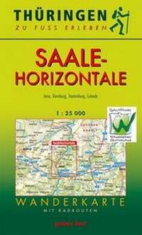 Abbildung von: Wanderkarte Saalehorizontale - grünes herz