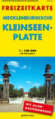 Abbildung von: Freizeitkarte Mecklenburgische Kleinseeplatte - grünes herz