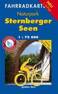 Abbildung von: Fahrradkarte Naturpark Sternberger Seen - grünes herz