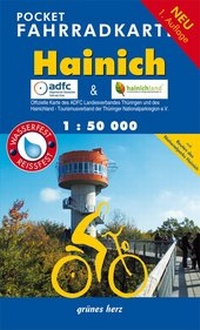 Abbildung von: Pocket-Fahrradkarte Hainich - grünes herz
