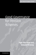 Cover: Good Governance for Pension Schemes - Cambridge University Press