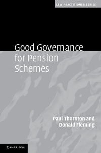 Abbildung von: Good Governance for Pension Schemes - Cambridge University Press