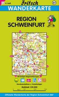 Abbildung von: Region Schweinfurt - Fritsch Landkartenverlag