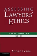 Cover: Assessing Lawyers' Ethics - Cambridge University Press