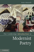 Cover: The Cambridge Introduction to Modernist Poetry - Cambridge University Press