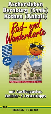 Abbildung von: Rad- und Wanderkarte Aschersleben - Bernburg (Saale) - Köthen (Anhalt) - PUBLICPRESS