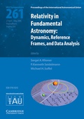 Cover: Relativity in Fundamental Astronomy (IAU S261) - Cambridge University Press