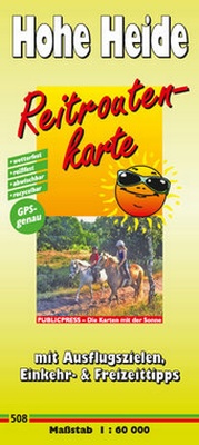Abbildung von: Reitroutenkarte Hohe Heide - PUBLICPRESS