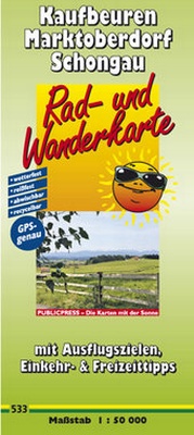 Abbildung von: Rad- und Wanderkarte Kaufbeuren - Marktoberdorf - Schongau - PUBLICPRESS