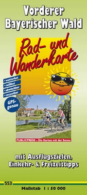 Abbildung von: Rad- und Wanderkarte Vorderer Bayerischer Wald - PUBLICPRESS