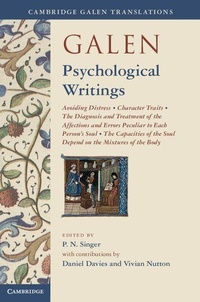 Enlarge image Cover: Galen: Psychological Writings - Cambridge University Press