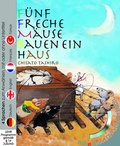 Cover: F&uuml;nf freche M&auml;use bauen ein Haus (Buch mit DVD) - minedition