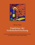 Cover: Ergebnisse der Verbraucherforschung - BoD - Books on Demand