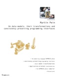 Cover: On data models, their transformations and consistency preserving programming interfaces - BoD - Books on Demand