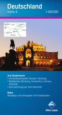 Abbildung von: Aral Straßenkarte Deutschland 6 - Busche