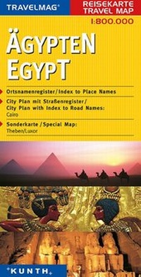 Abbildung von: KUNTH Reisekarte Ägypten 1:800 000 - Kunth Verlag