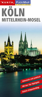 Abbildung von: KUNTH FlexiMap Köln, Mittrelrhein 1:17500 / 1:330000 - Kunth Verlag