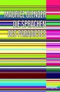 Cover: Die Sprachen des Paradieses - Kulturverlag Kadmos Berlin