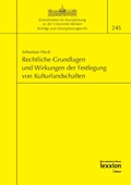 Abbildung von: Rechtliche Grundlagen und Wirkungen der Festlegung von Kulturlandschaften - Lexxion Verlagsgesellschaft