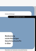 Cover: Bedeutung nicht-fl&uuml;chtiger Geschmacksstoffe in Bier - BoD - Books on Demand