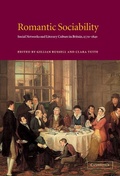 Cover: Romantic Sociability - Cambridge University Press
