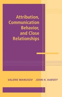 Enlarge image Cover: Attribution, Communication Behavior, and Close Relationships - Cambridge University Press