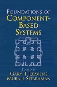 Enlarge image Cover: Foundations of Component-Based Systems - Cambridge University Press
