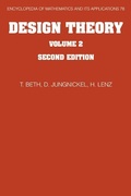 Cover: Design Theory: Volume 2 - Cambridge University Press