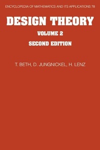 Enlarge image Cover: Design Theory: Volume 2 - Cambridge University Press