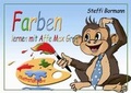 Cover: Farben lernen mit Affe Max Grau - Ein lustiges Lernbilderbuch ab 3 bis 8 Jahre - Verlag DeBehr