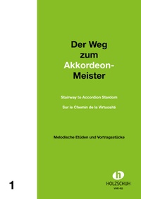 Abbildung von: Der Weg zum Akkordeon-Meister 1 - Editionen Halbig