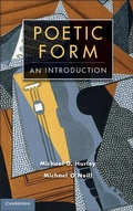 Cover: Poetic Form - Cambridge University Press