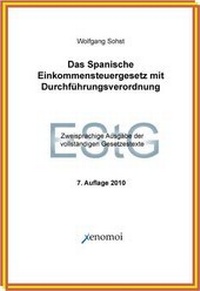 Abbildung von: Das spanische Einkommensteuergesetz mit Durchführungsverordnung - Xenomoi Verlag