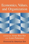 Cover: Economics, Values, and Organization - Cambridge University Press