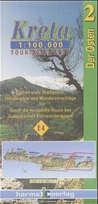 Abbildung von: Kreta Touristikkarten Westen und Osten. 1:100.000 / Kreta (Osten) - harms-ic-verlag