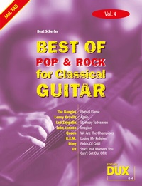 Abbildung von: Best of Pop & Rock for Classical Guitar Vol. 4 - Edition DUX