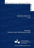 Cover: Destillate - Bundesakademie f. kulturelle Bildung Wolfenb&uuml;ttel